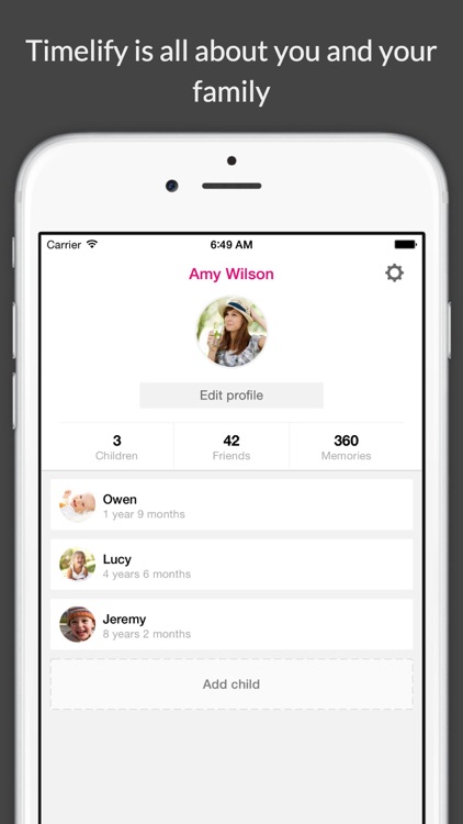 Timelify - Create Albums Of Your Kid's Childhood Moments And Memories screenshot-4