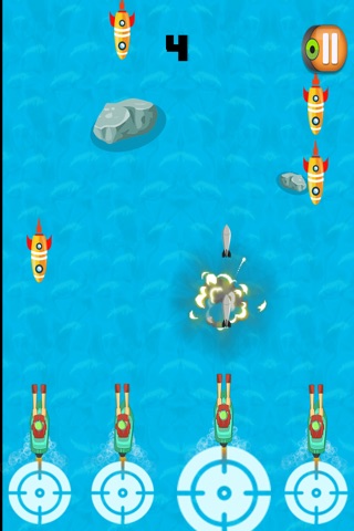 Battle Ship Aircraft Destroyer - amazing water shooting arcade game screenshot 2