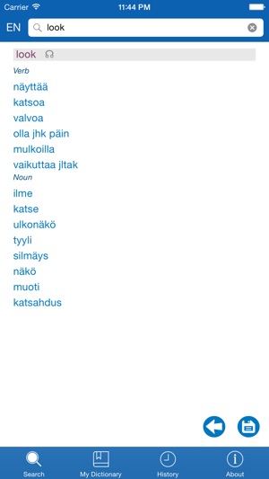 Finnish <> English Dictionary + Vocabulary trainer(圖2)-速報App