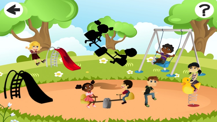 A Find the Shadow Game for Children: Learn and Play with Children at a Playground screenshot-4