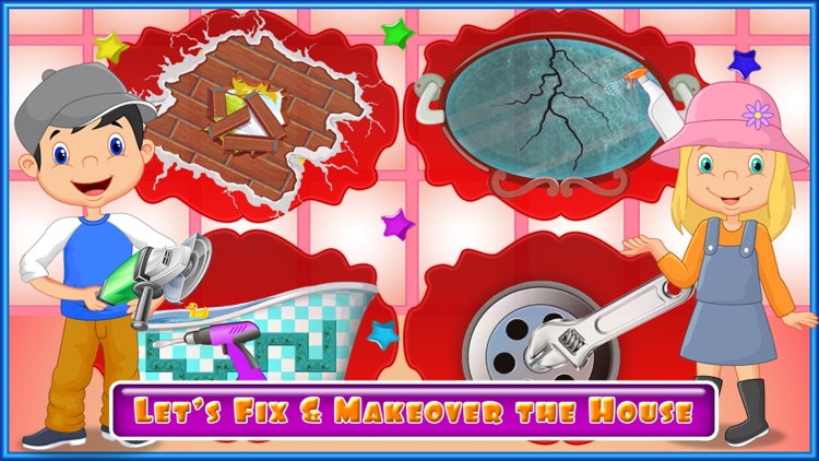 House Makeover – Fix the home accessories & clean up the rooms in this kid’s game