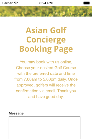 Asia Golf Concierge screenshot 3