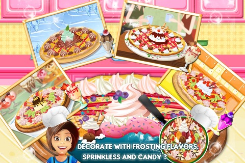 Ice Cream Pizza cooking games screenshot 3
