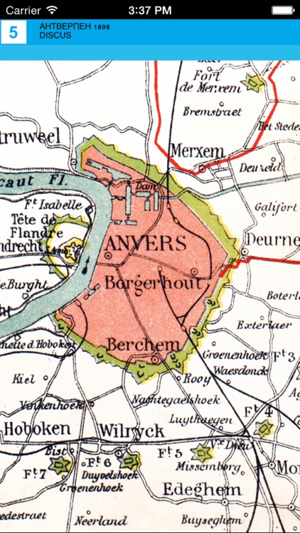 Antwerp. Historical map. screenshot-4