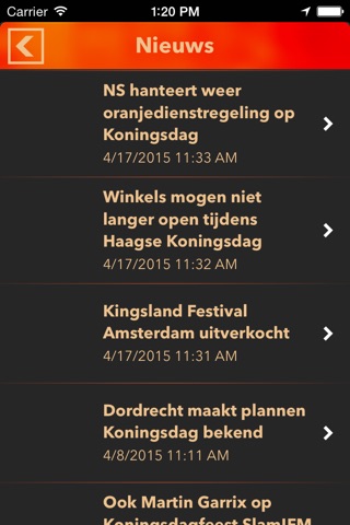 Koningsapp screenshot 4