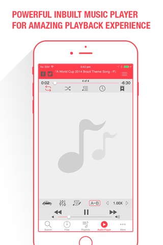 Music Dropper - Free Music Player for Cloud Drives screenshot 4