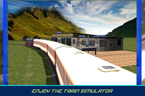 Mountain Train driving 3D – Heavy Railroad Steam Engine & Highland Driving Simulator screenshot 4