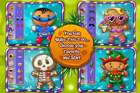Gingerbread Dress Up - Decorate Your Christmas Cookie screenshot 3