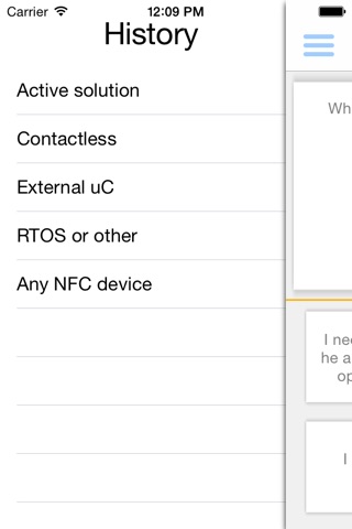 NFC Product Selection screenshot 3