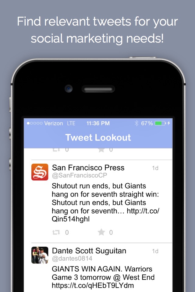 Tweet Lookout - Search Tweets by Location screenshot 3