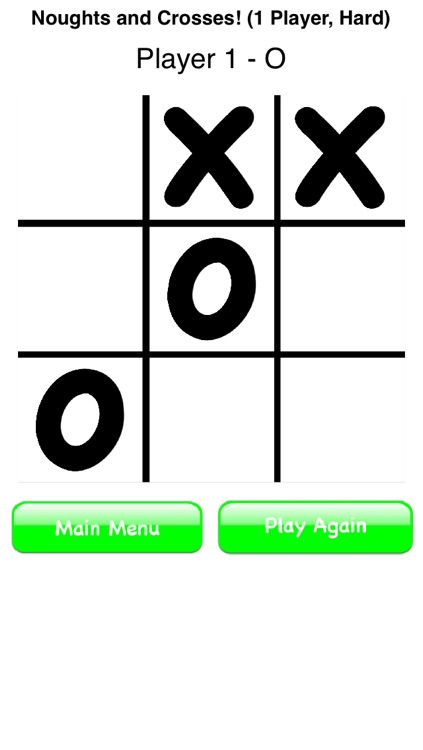 Noughts and Crosses (Tic-Tac-Toe)