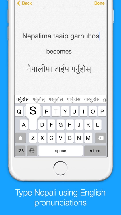 Nepali Transliteration Keyboard - Phonetic Typing in Nepali