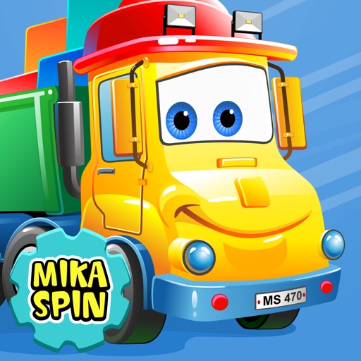 Mika "Dumper" Spin - dump truck games for kids iOS App