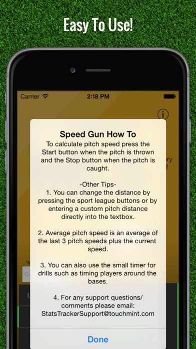 Baseball Pitch Speed - Radar Gun Screenshot 5