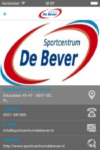 Sportcentrum de Bever screenshot 2