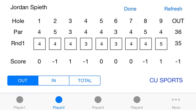 Scorecard-Golf(圖2)-速報App