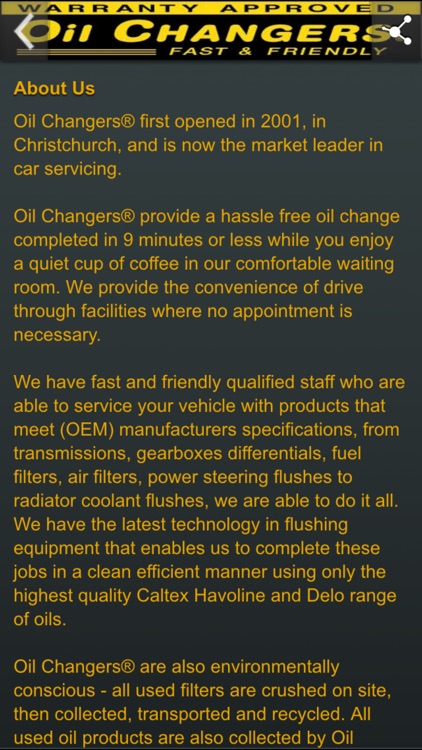 Oil Changers