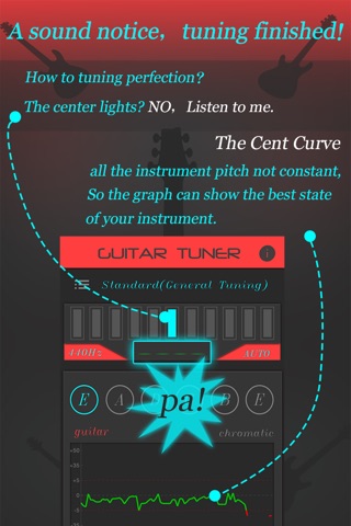 Professional guitar tuner - Royal G tuner screenshot 3