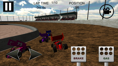 Sprint Car Dirt Track Game Free screenshot 1