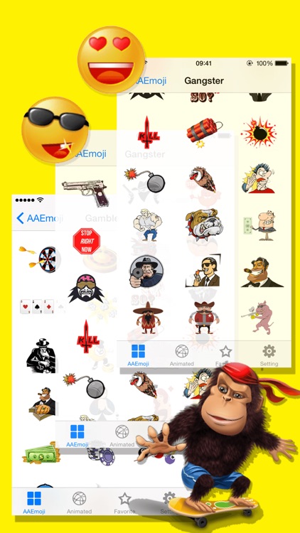 AA Emojis Extra & Animated Emoji keyboard screenshot-4