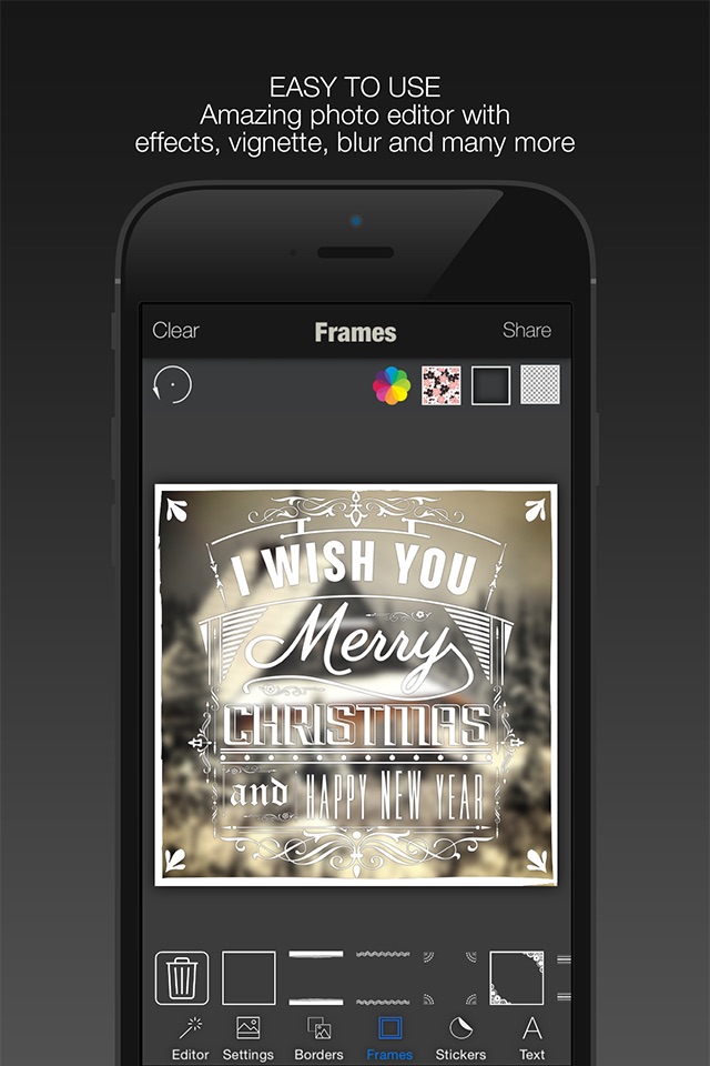 Stickermas - Add overlay artwork, sticker on image for New Year & Christmas screenshot 4