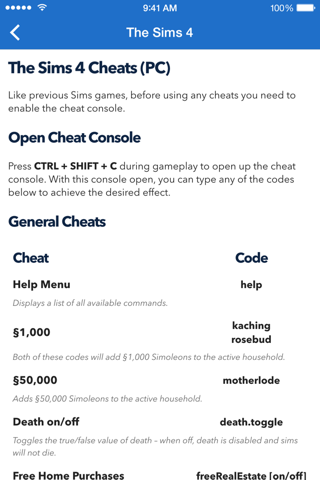 Cheats + News for The Sims - Video Guide and Wallpaper (UNOFFICIAL) screenshot 2