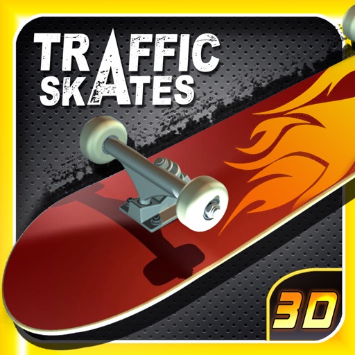 Traffic Skate 3D Icon