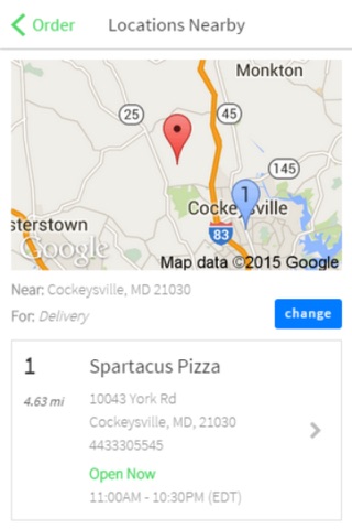 Spartacus Pizza & Pasta screenshot 2