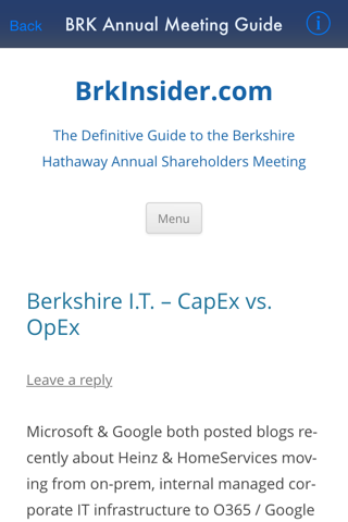 Berkshire Hathaway Meeting Guide screenshot 4