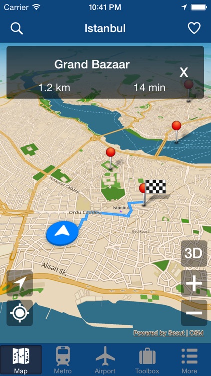 Istanbul Offline Map - City Metro Airport and Travel Plan screenshot-4