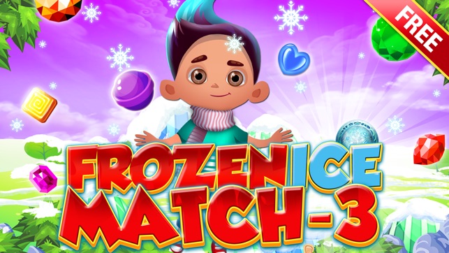 Freezin Ice Match-3 - fun candy puzzle g