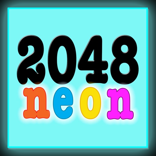 Neon 2048 Match The Number iOS App