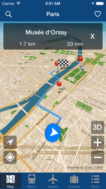 Paris Offline Map - City Metro Airport and Travel Plan screenshot-4