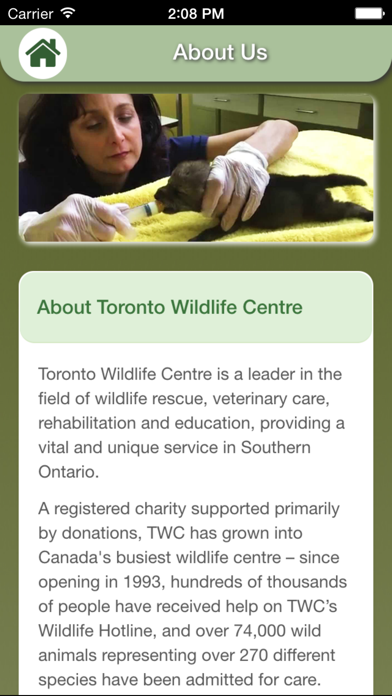 How to cancel & delete Wildlife Help - Toronto Wildlife Centre Rescue Injured, Sick & Orphaned Wild Animals from iphone & ipad 3