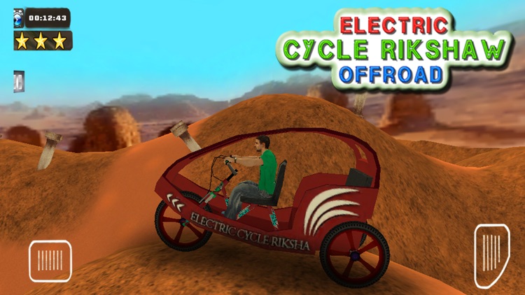 Electric Cycle Rickshaw Offroad screenshot-4