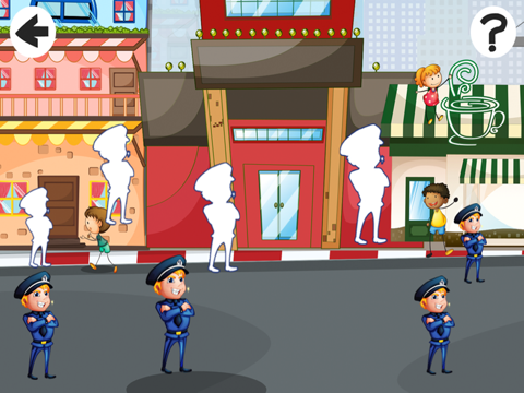 アクティブ！ 子どもたちが警察に学び、遊ぶのにサイズのゲームで並べ替えのおすすめ画像3