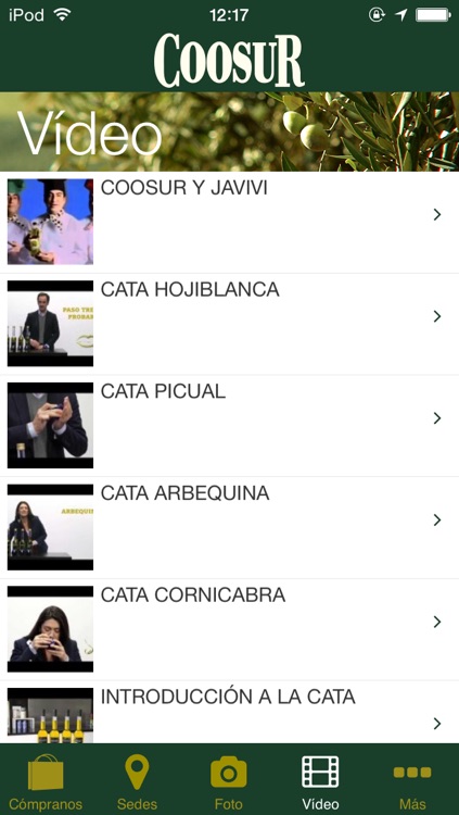 Aceites de Oliva Coosur Origen