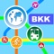 Icon Bangkok City Maps - Discover BKK with MRT, Bus, and Travel Guides.