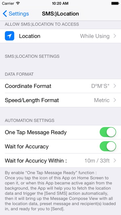 SMS My Location ( Send your GPS location data through TEXT Message ) screenshot-4