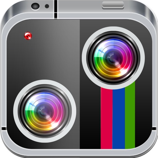 Twin Split! Clone your-self pic with instant blend cam-era photo fx Icon