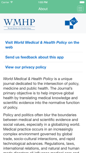 World Medical & Health Policy(圖4)-速報App