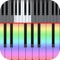 Keys of Music is a coloured key piano app with real key notes and sound