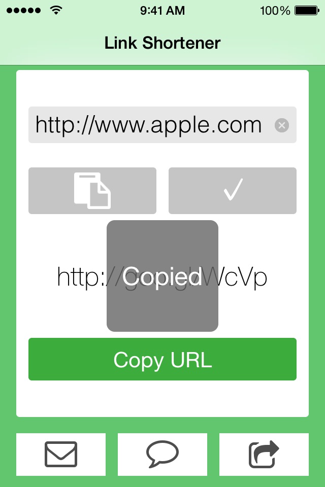 Link Shortener - Shorten URLs With goo.gl screenshot 2