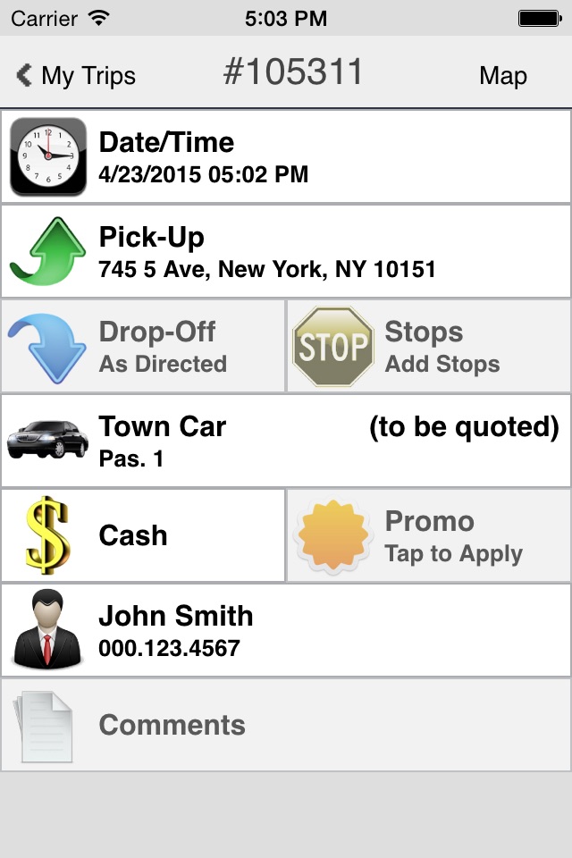 Blu-White Car Service screenshot 4