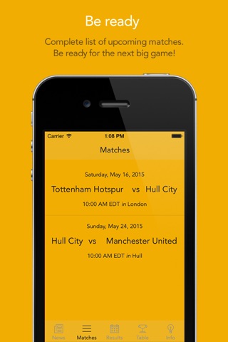 Go Hull City! — News, rumors, matches, results & stats! screenshot 2