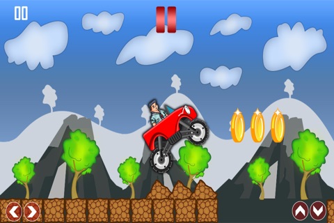 Hill Climb Crazy Monster Truck Race screenshot 3