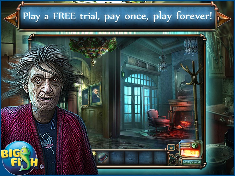 Haunted Hotel: Death Sentence HD - A Supernatural Hidden Objects Game screenshot-0