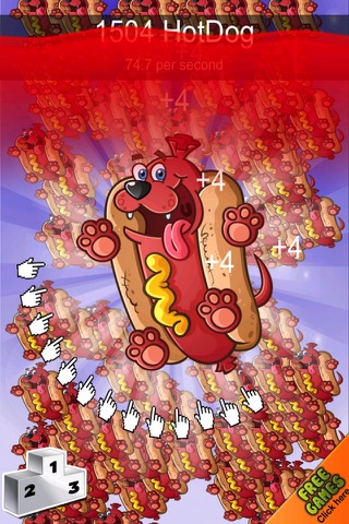 A Cute Funny Hot-Dog Clickers - Tapping Frenzy screenshot 4