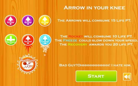 Arrow in Knee - Fun game for kids and the family screenshot 2