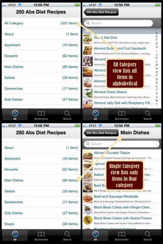 250 Abs Diet Recipes screenshot 2